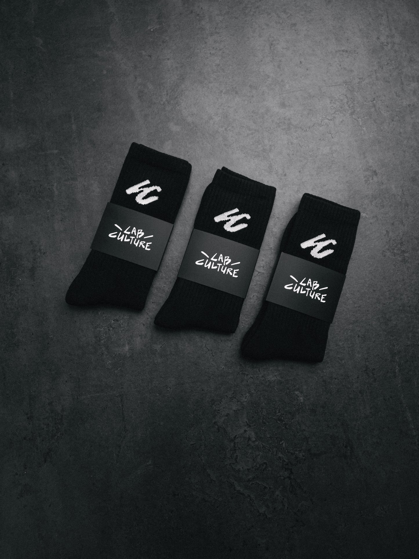 3 PACK - LC SOCKS BLACK