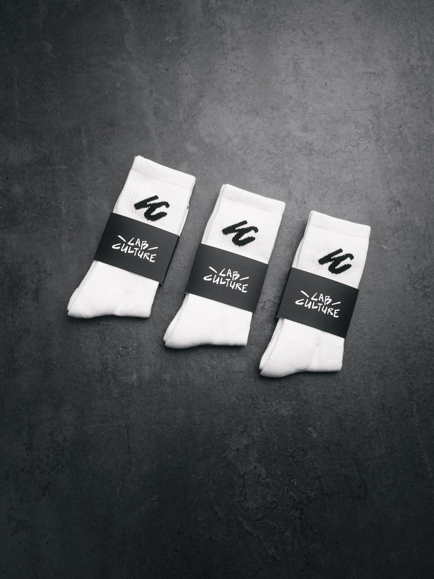 3 PACK - LC SOCKS WHITE