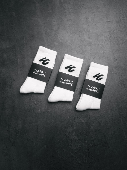 3 PACK - LC SOCKS WHITE