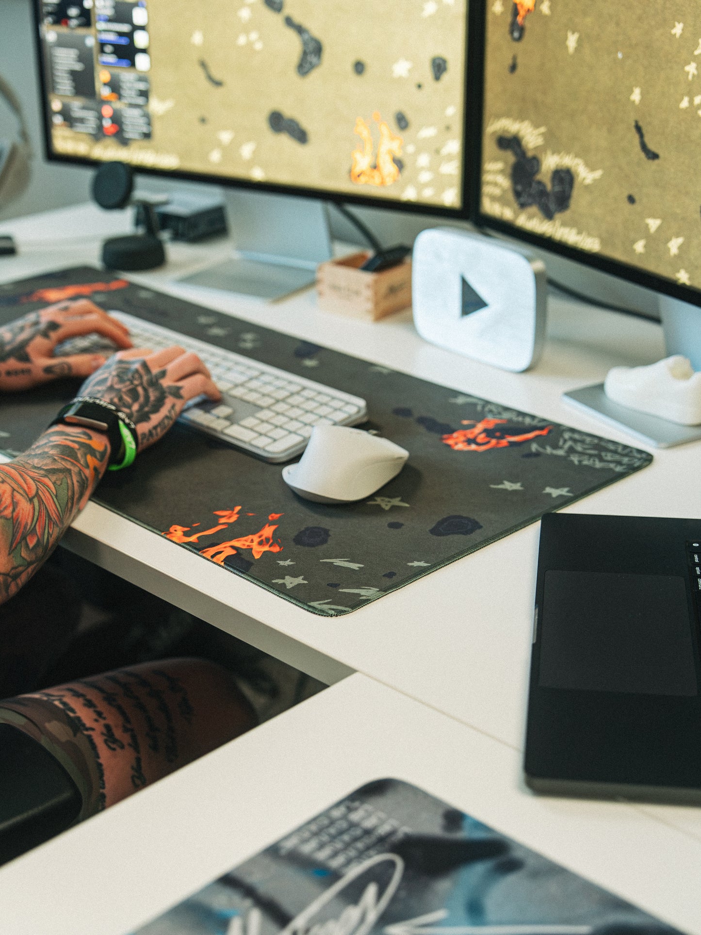 LC Mousepad - BURNT OLIVE