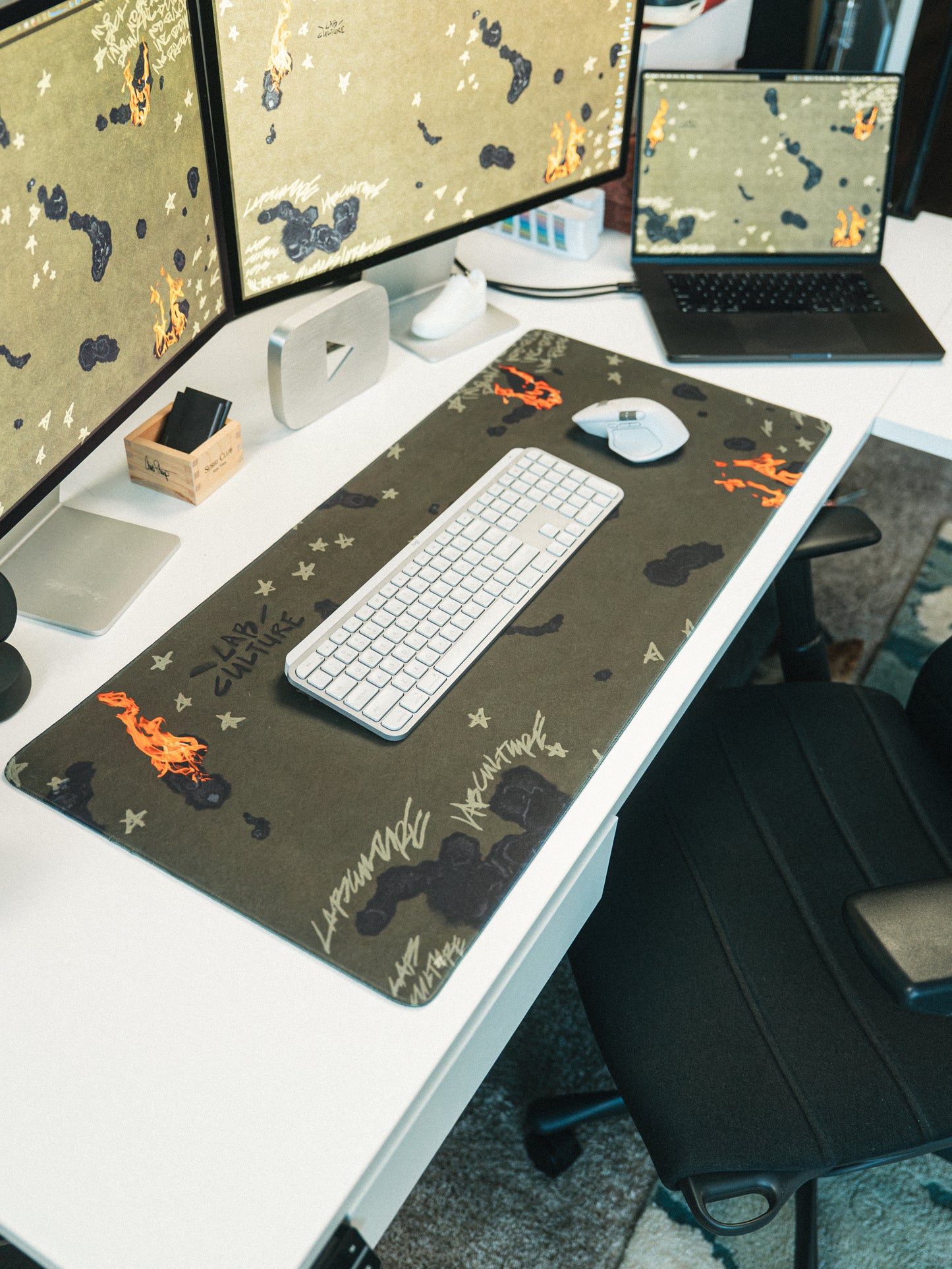 LC Mousepad - BURNT OLIVE