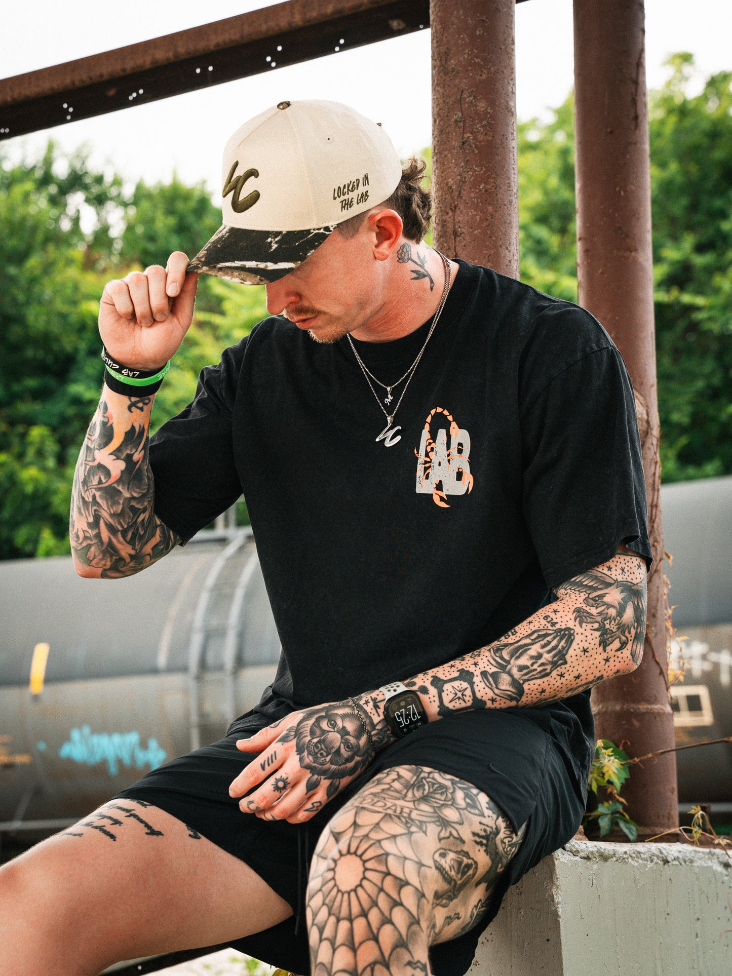 LC SNAPBACK - CREAM CAMO
