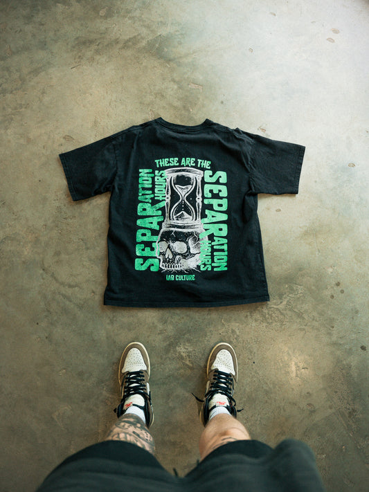 Lab Culture Separation Hours Tee in Green