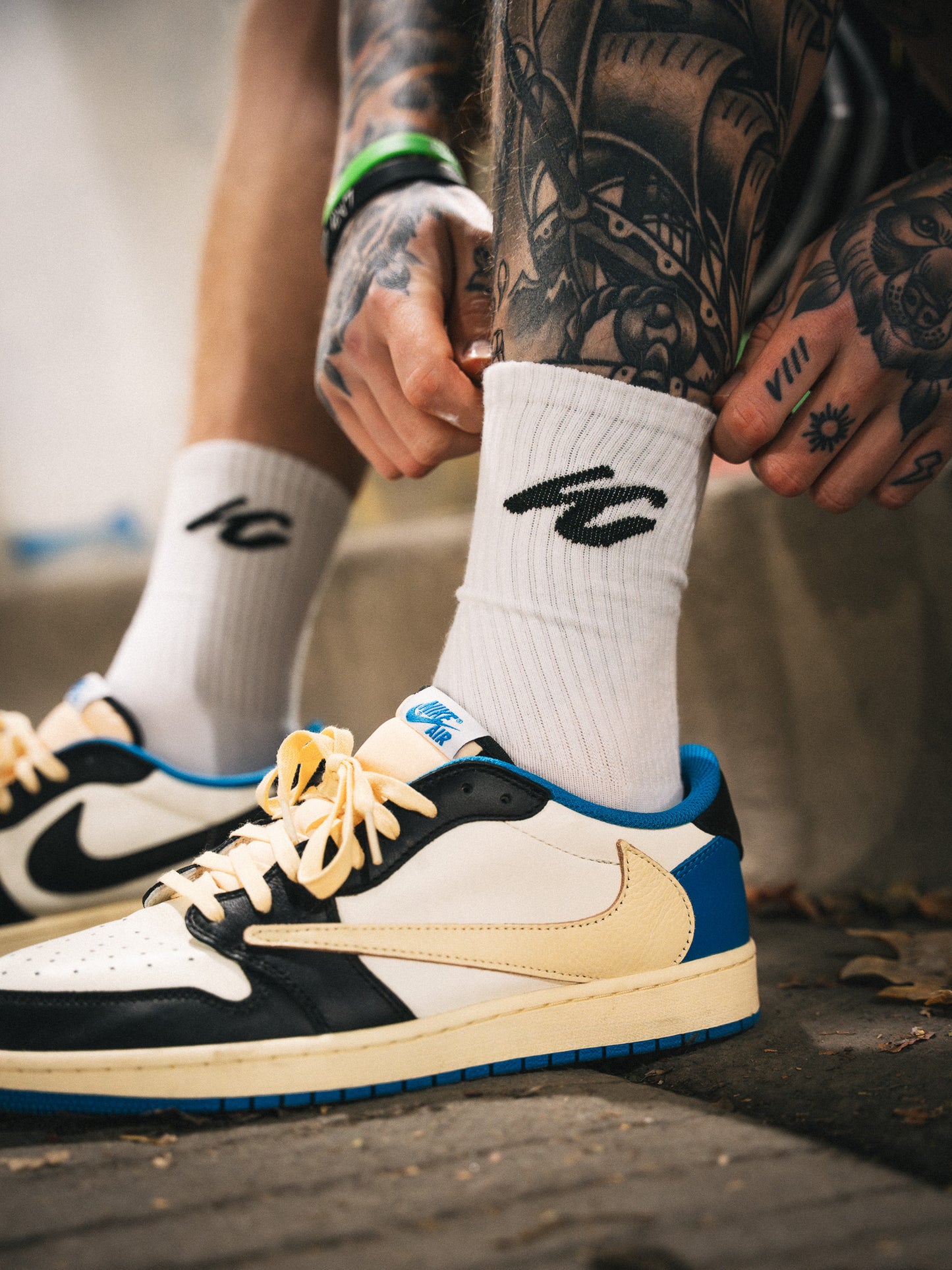 3 PACK - LC SOCKS WHITE