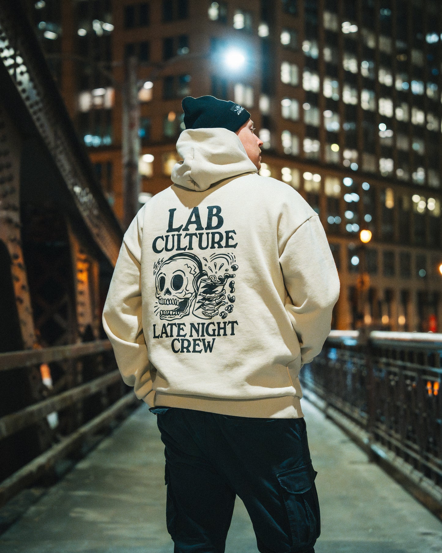 LATE NIGHT HOODIE - CREAM