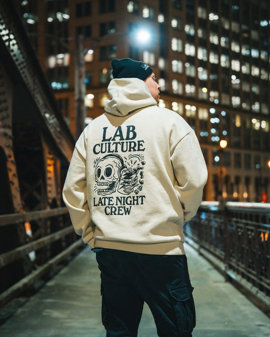 LATE NIGHT HOODIE - CREAM