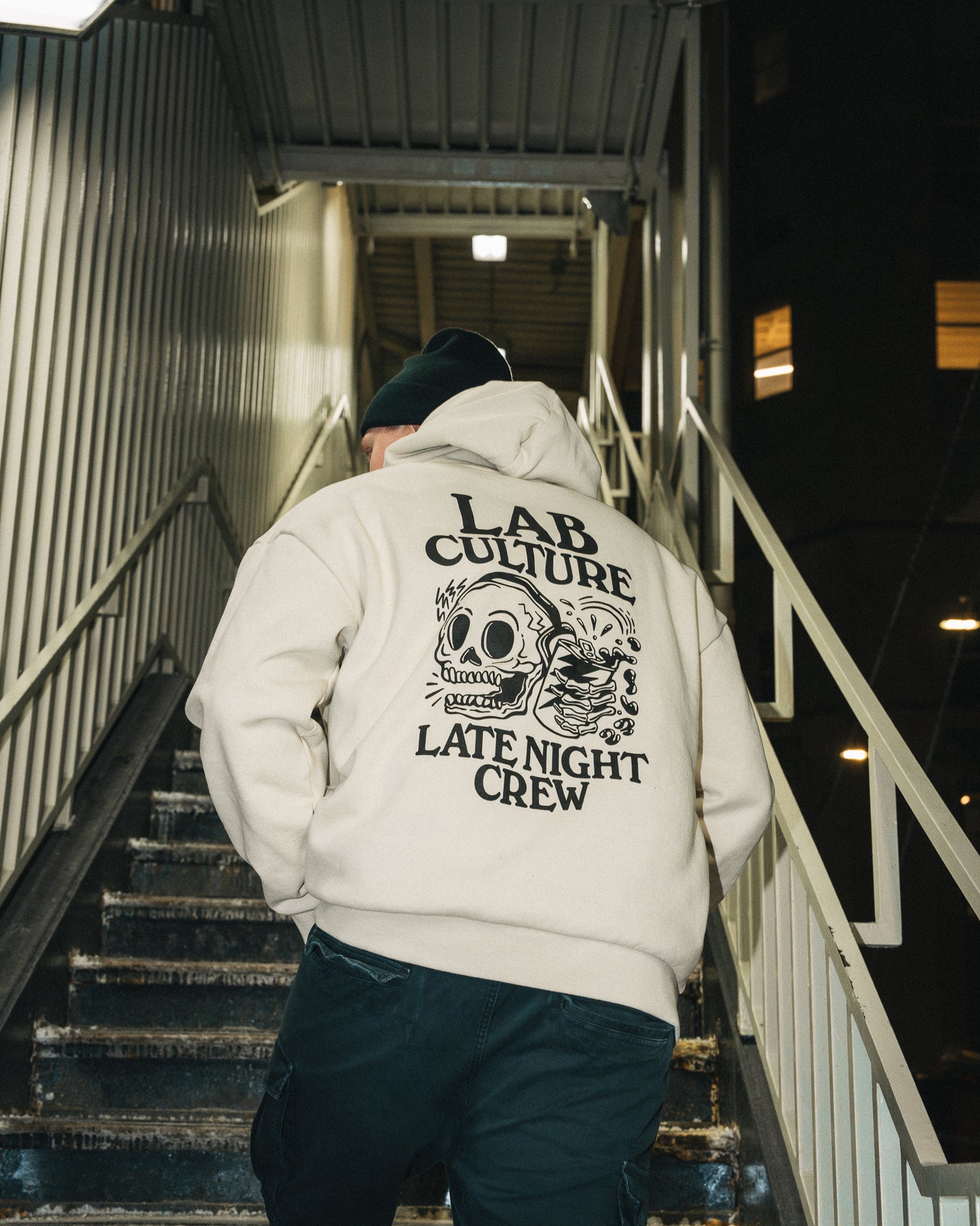LATE NIGHT HOODIE - CREAM