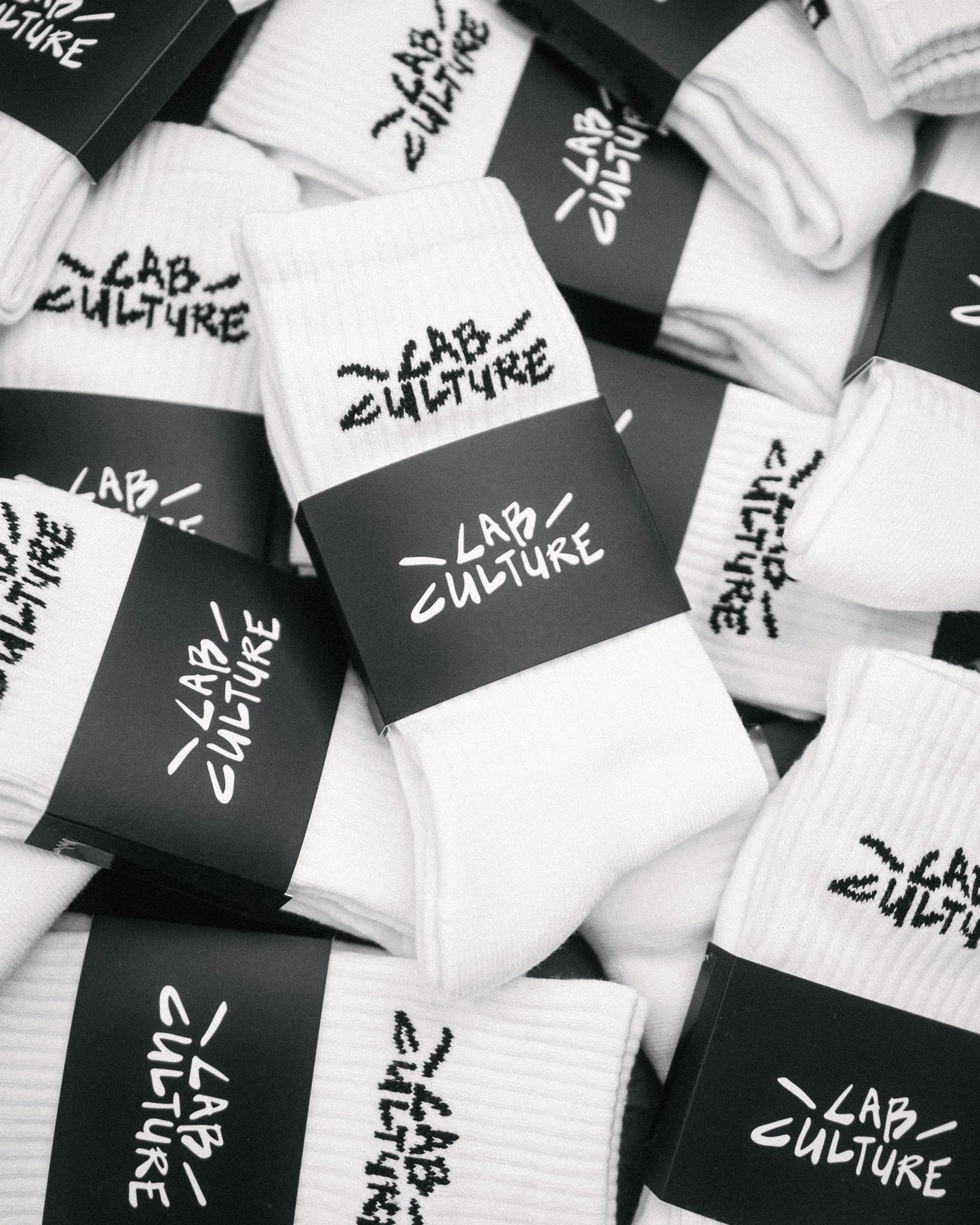LC CREW SOCKS - WHITE